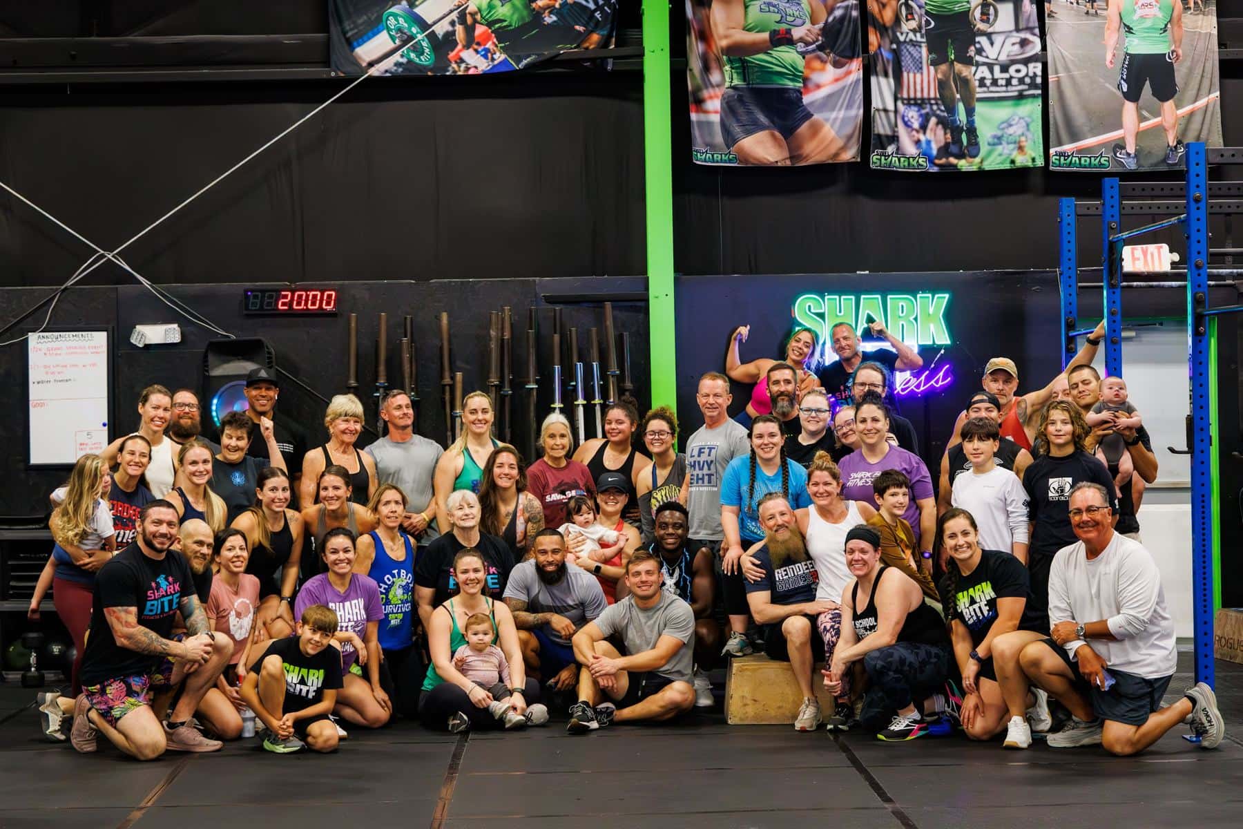 Members and coaches of Shark Bite Fitness in Cape Coral